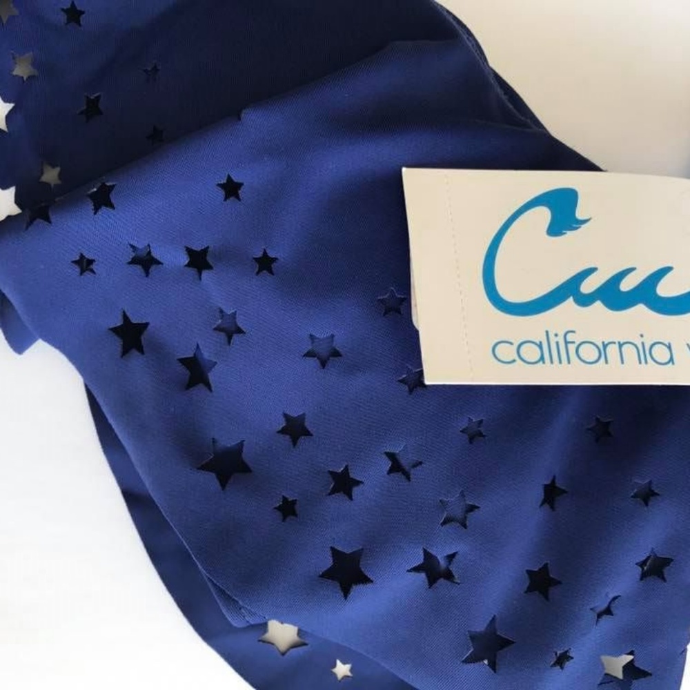 NWT California Waves star bikini crop top XL - Picture 3 of 5
